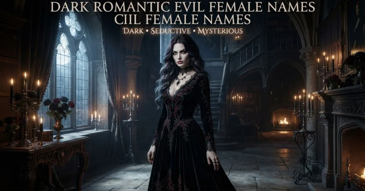  Dark Romantic Evil Female Names