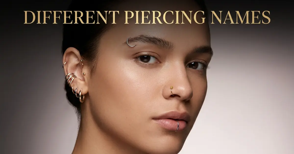 Different Piercing Names