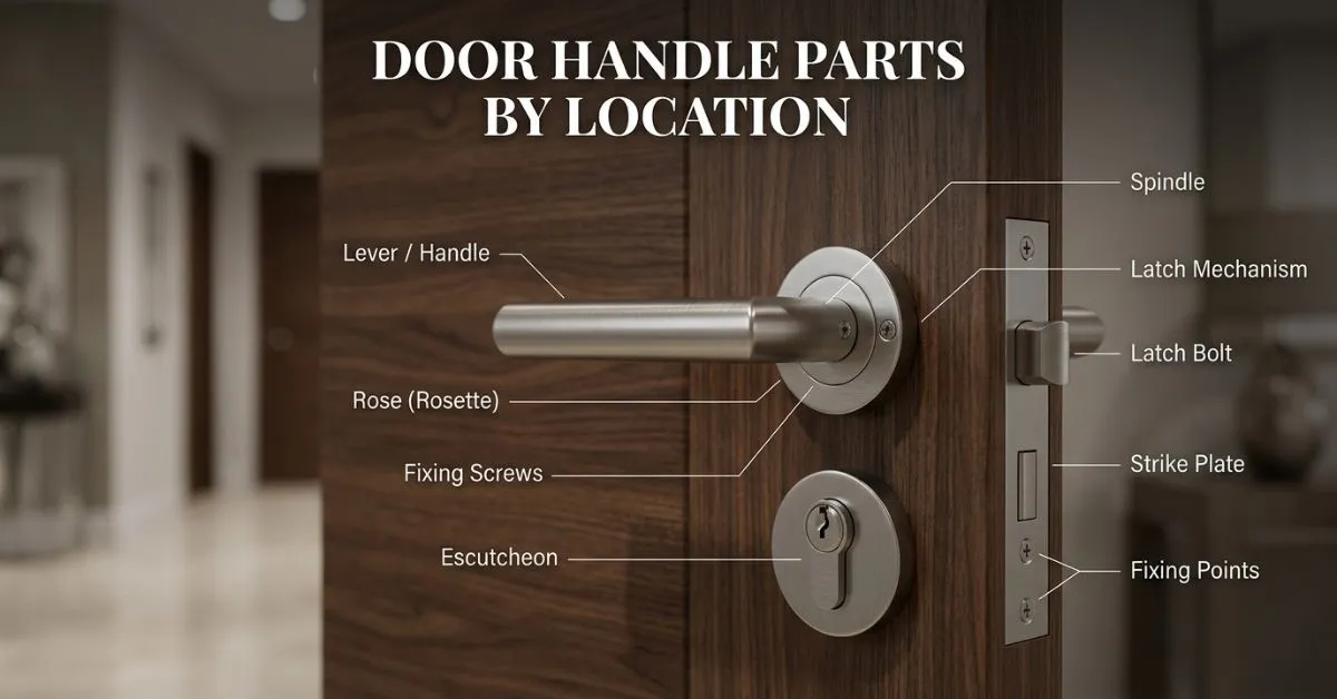 Door Handle Parts By Location