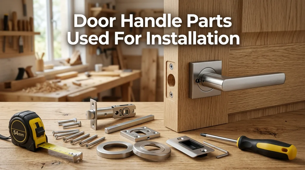 Door Handle Parts Used For Installation