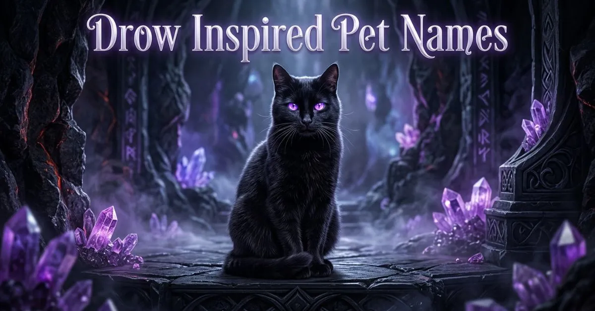  Drow Inspired Pet Names