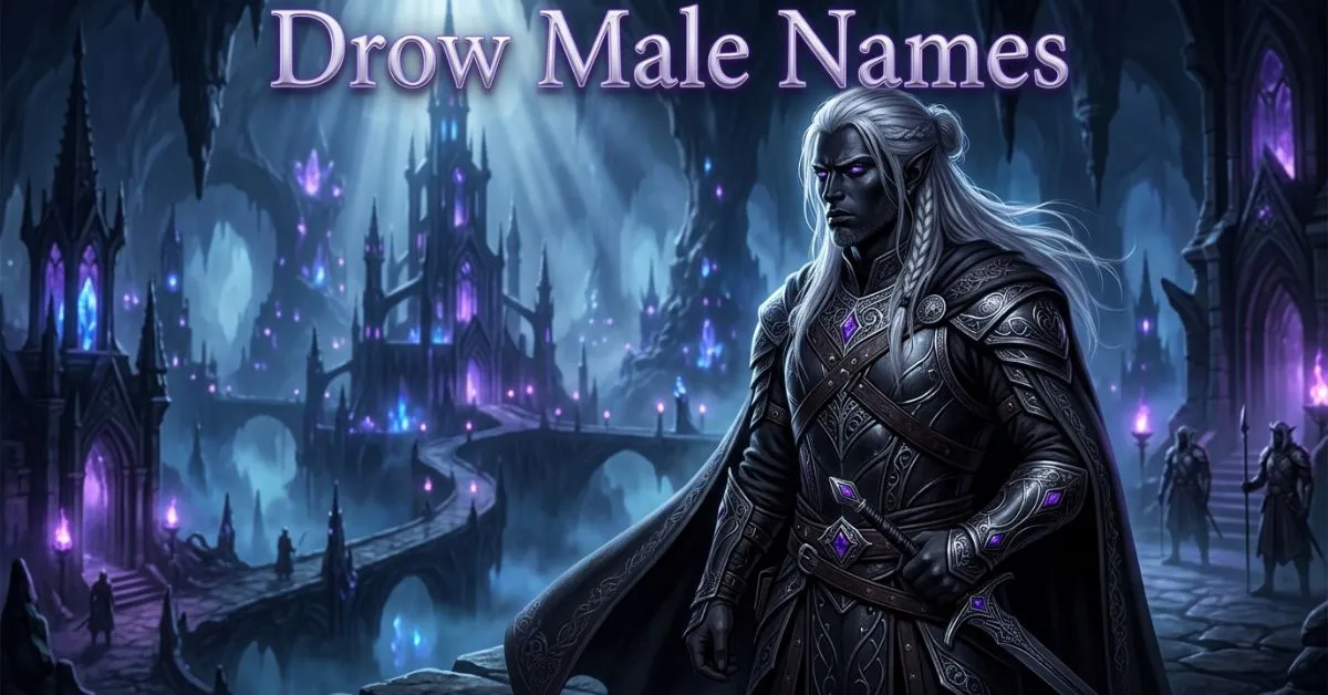 Drow Male Names