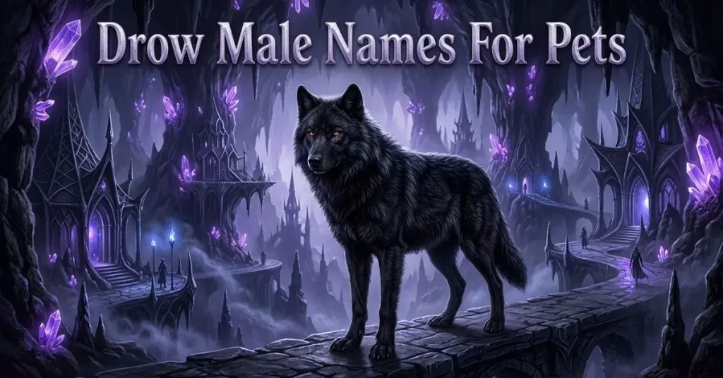  Drow Male Names For Pets