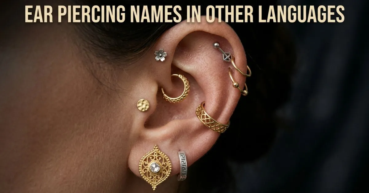 Ear Piercing Names In Other Languages
