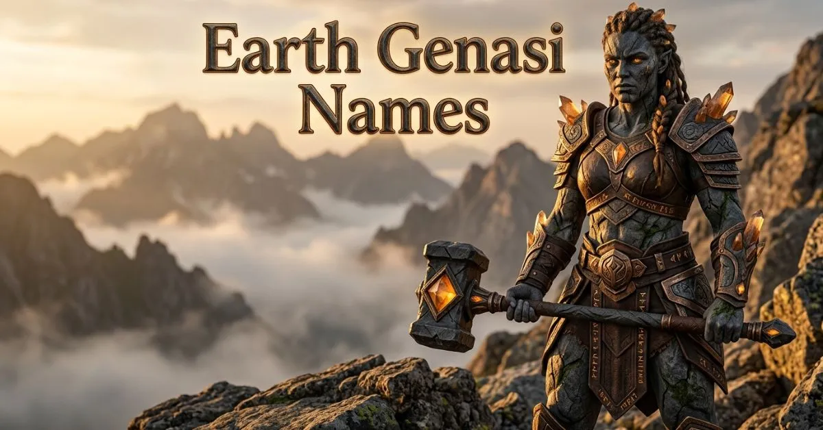 Earth Genasi Names