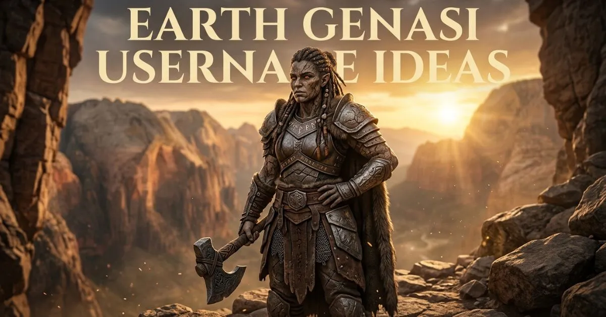 Earth Genasi Username Ideas