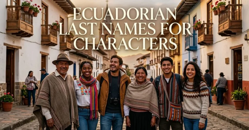 Ecuadorian Last Names For Characters