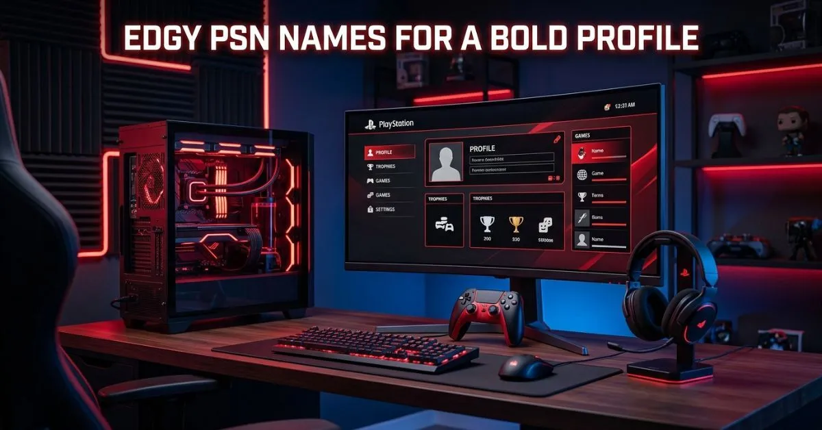 Edgy PSN Names For A Bold Profile