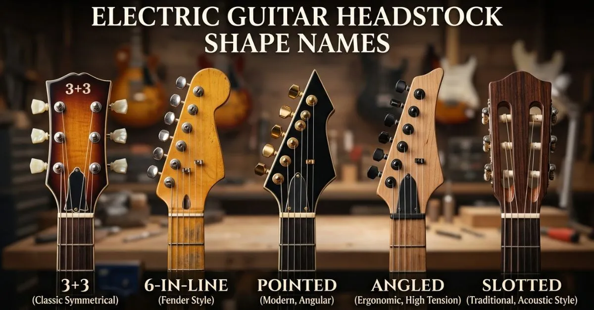 Electric Guitar Headstock Shape Names