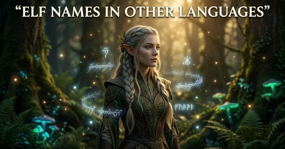 Elf Names In Other Languages