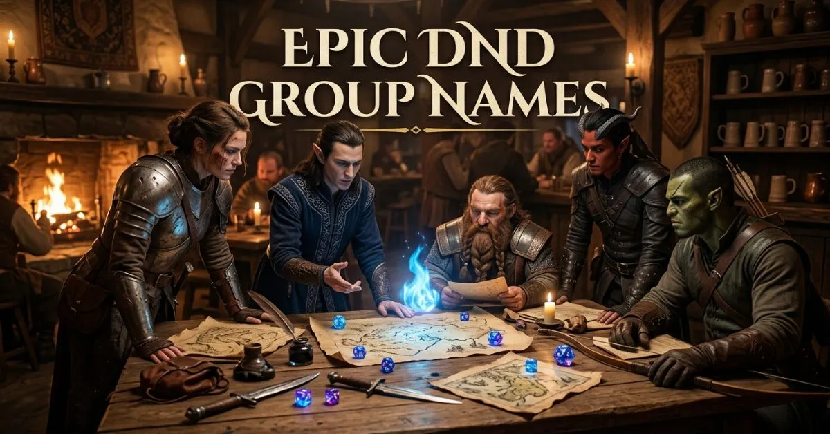 Epic DND Group Names