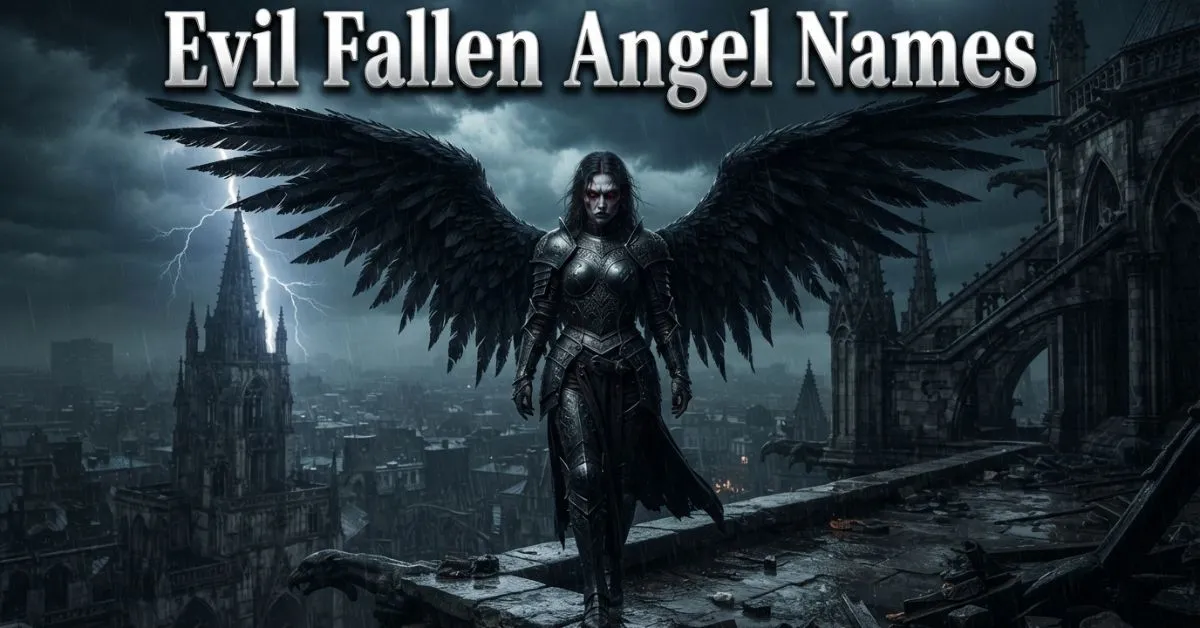 Evil Fallen Angel Names