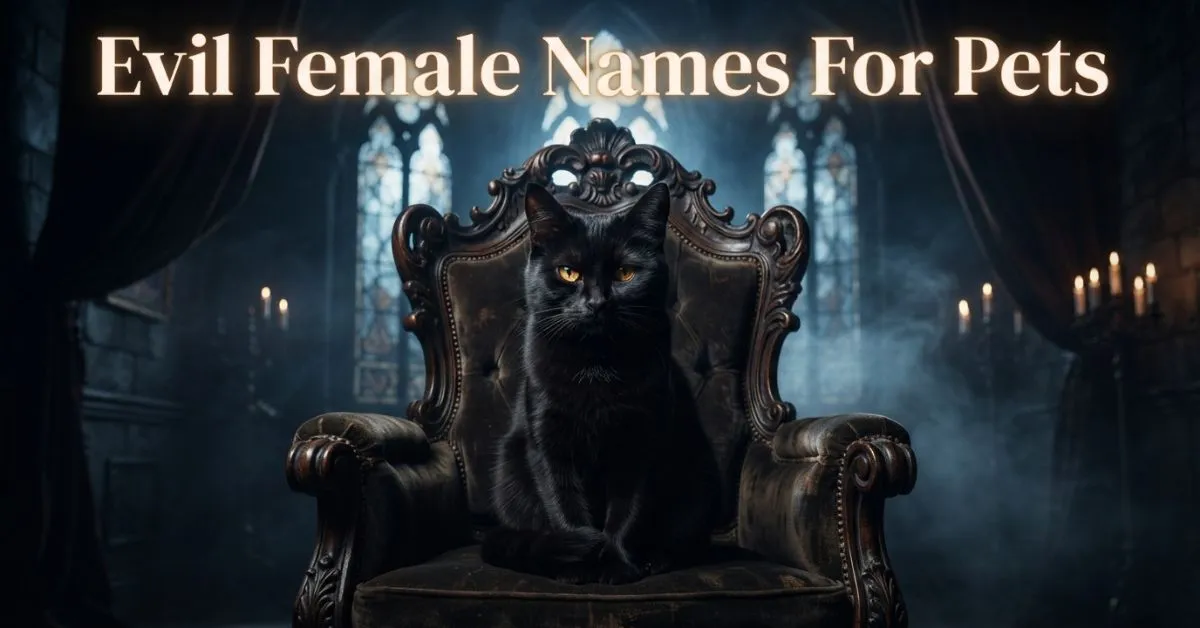  Evil Female Names For Pets