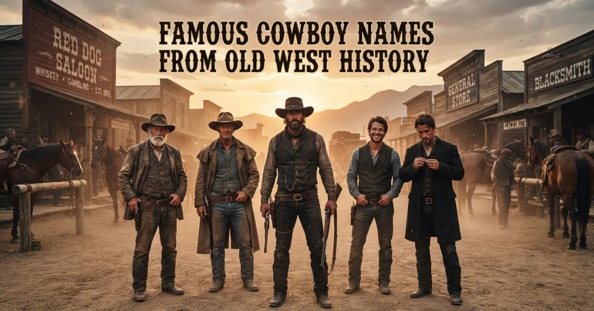 Famous Cowboy Names From Old West History