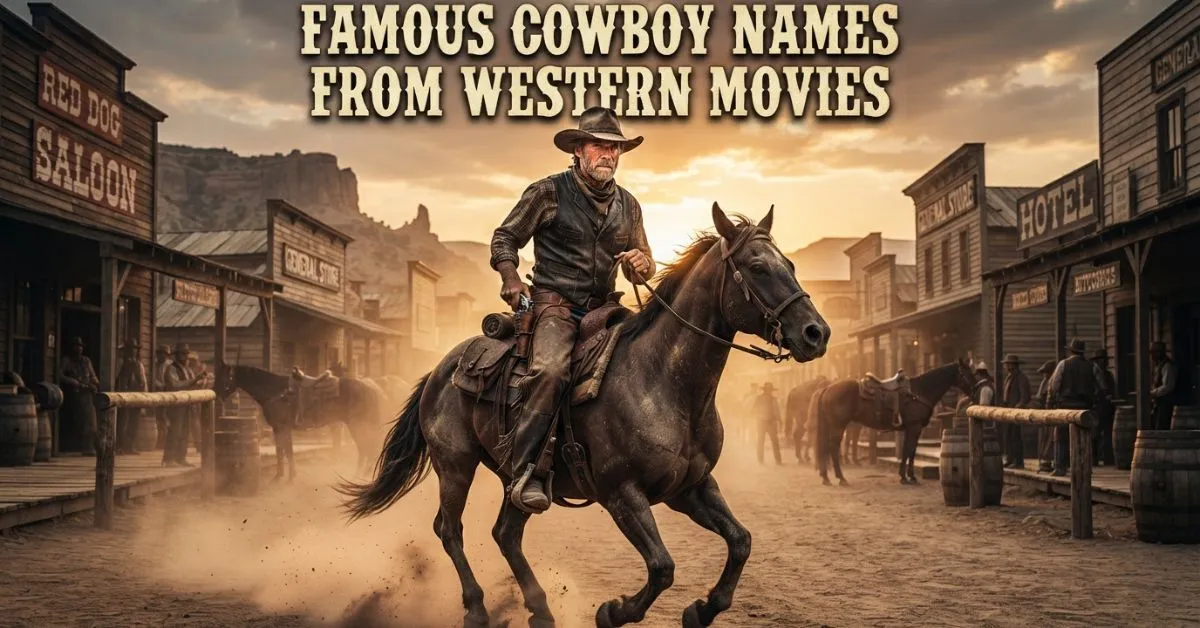 Famous Cowboy Names From Western Movies