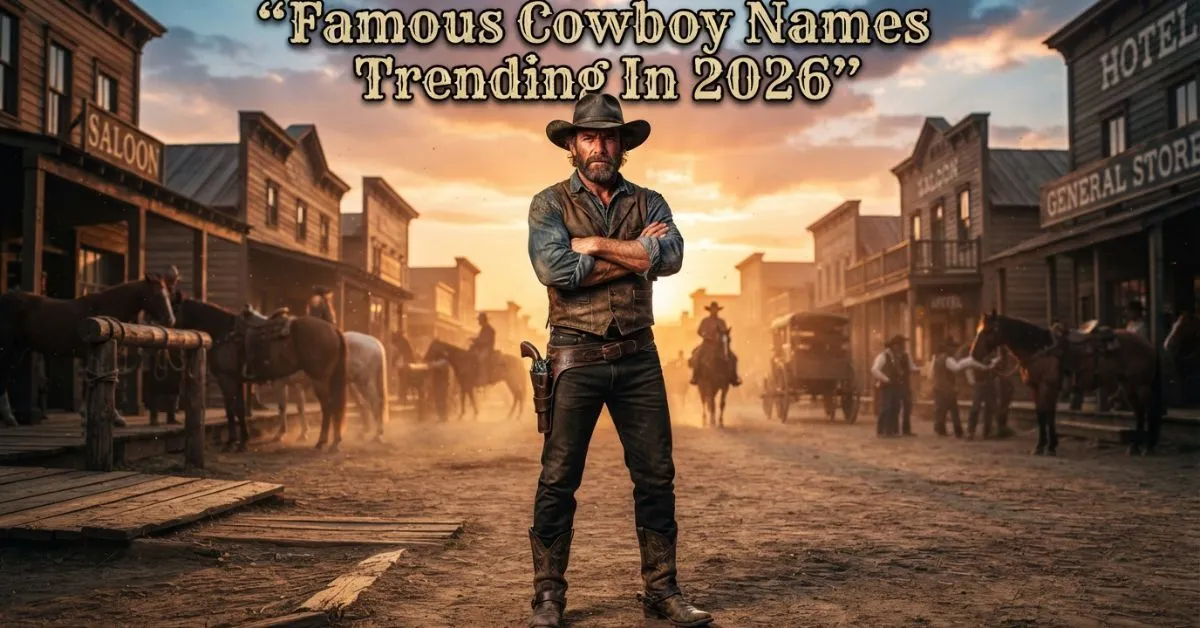  Famous Cowboy Names Trending In 2026