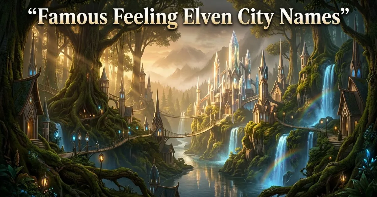 Famous Feeling Elven City Names