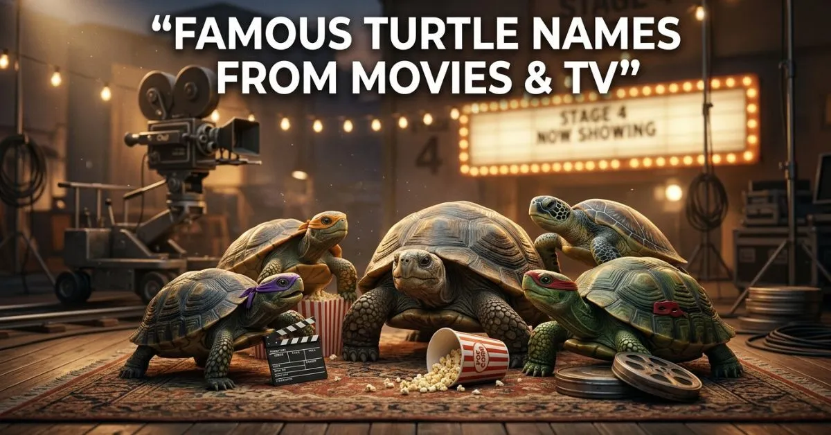 Famous Turtle Names From Movies & TV