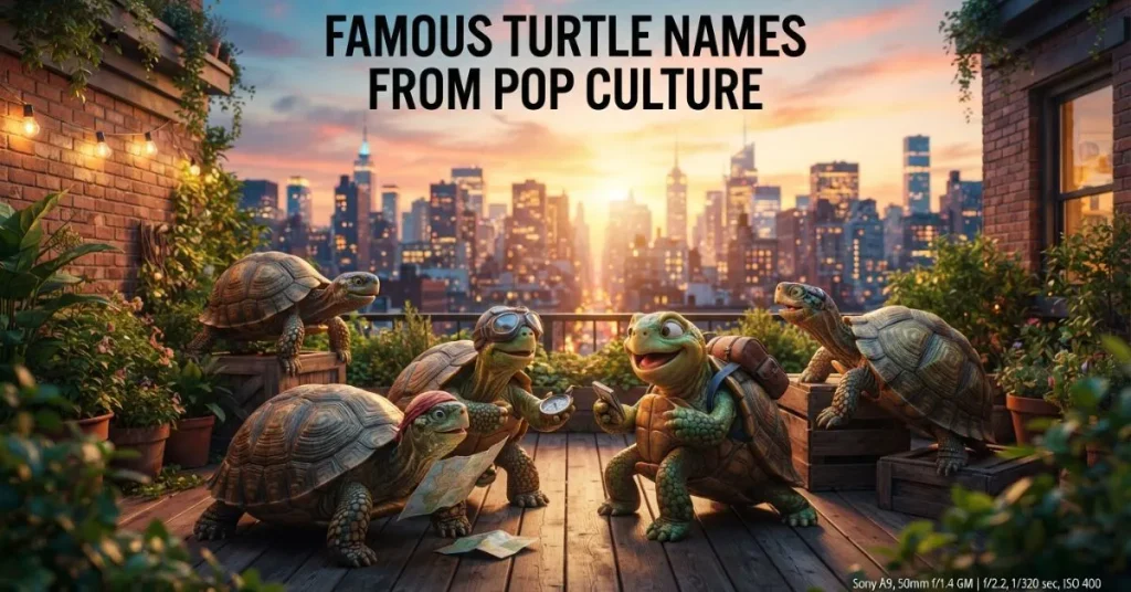 Famous Turtle Names From Pop Culture