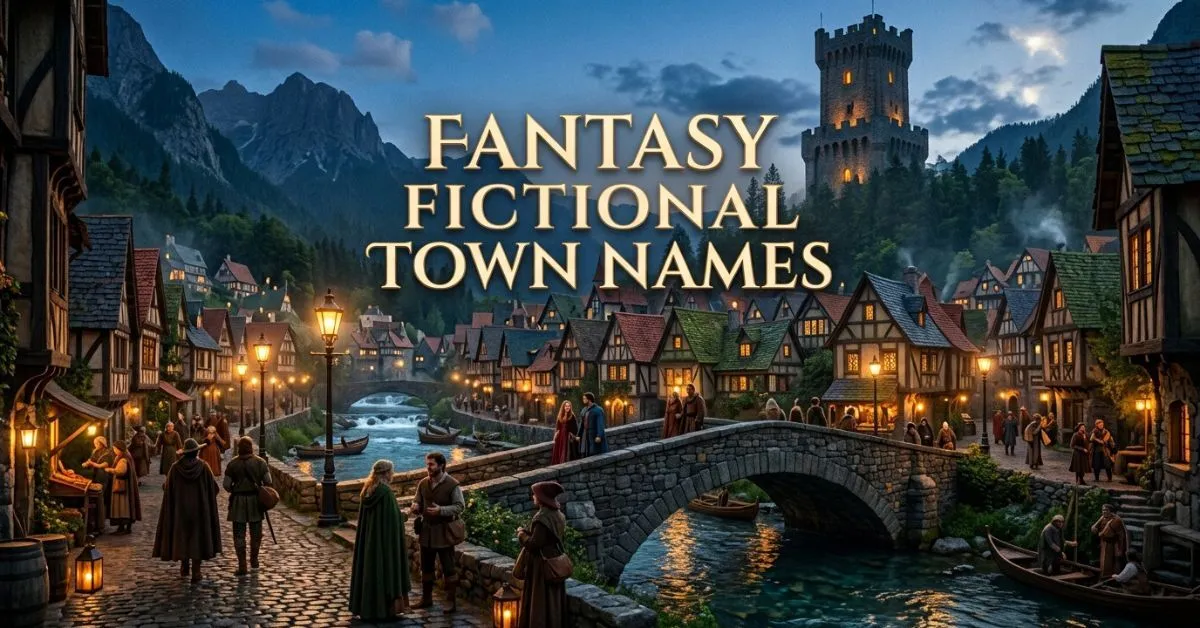 Fantasy Fictional Town Names