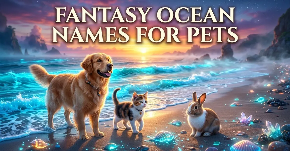 Fantasy Ocean Names For Pets