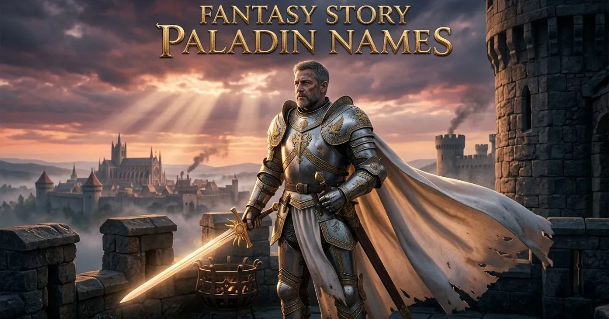 Fantasy Story Paladin Names