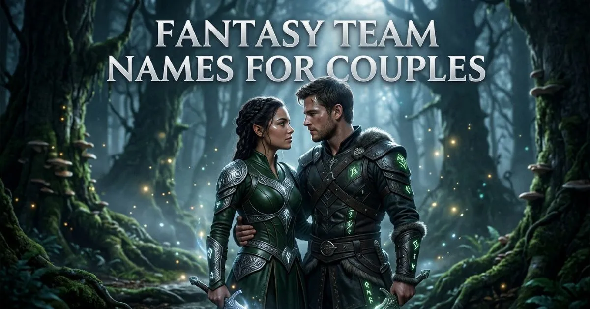 Fantasy Team Names For Couples
