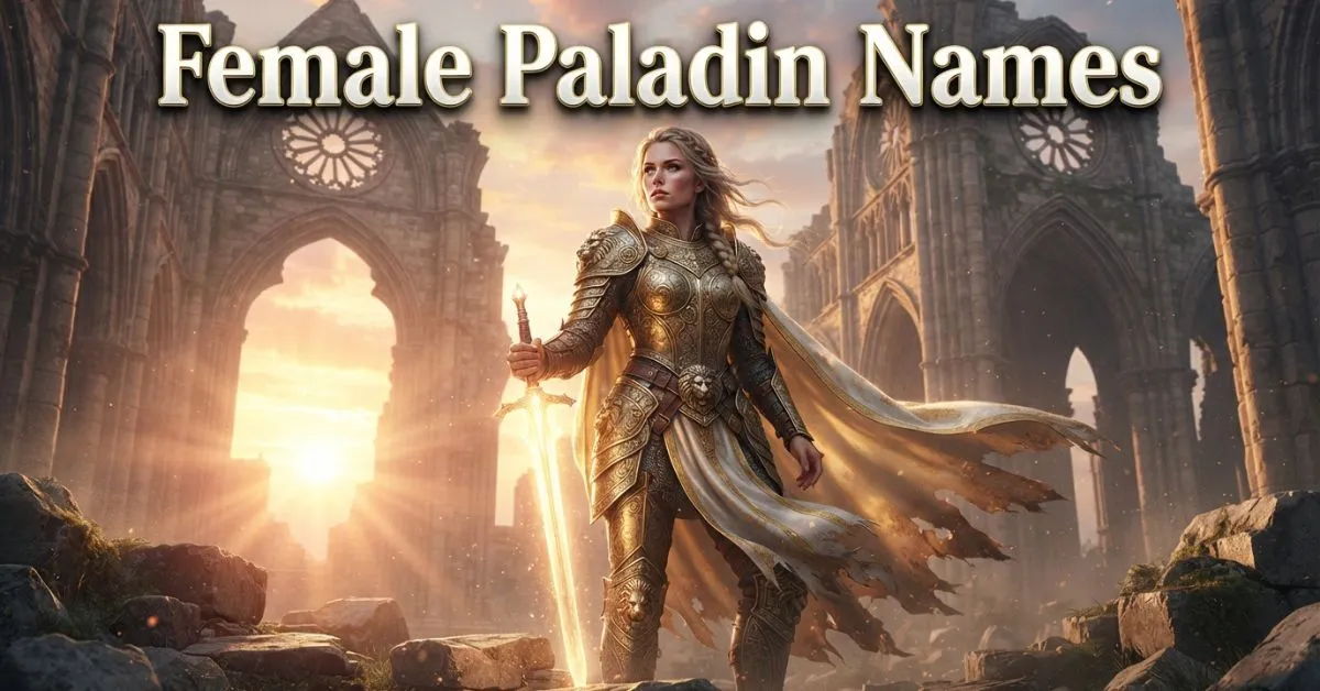 Female Paladin Names