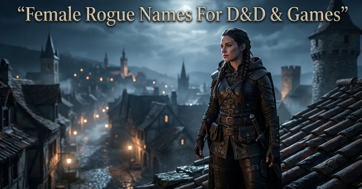Female Rogue Names For D&D & Games