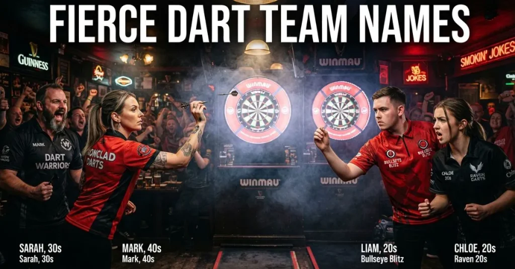 Fierce Dart Team Names