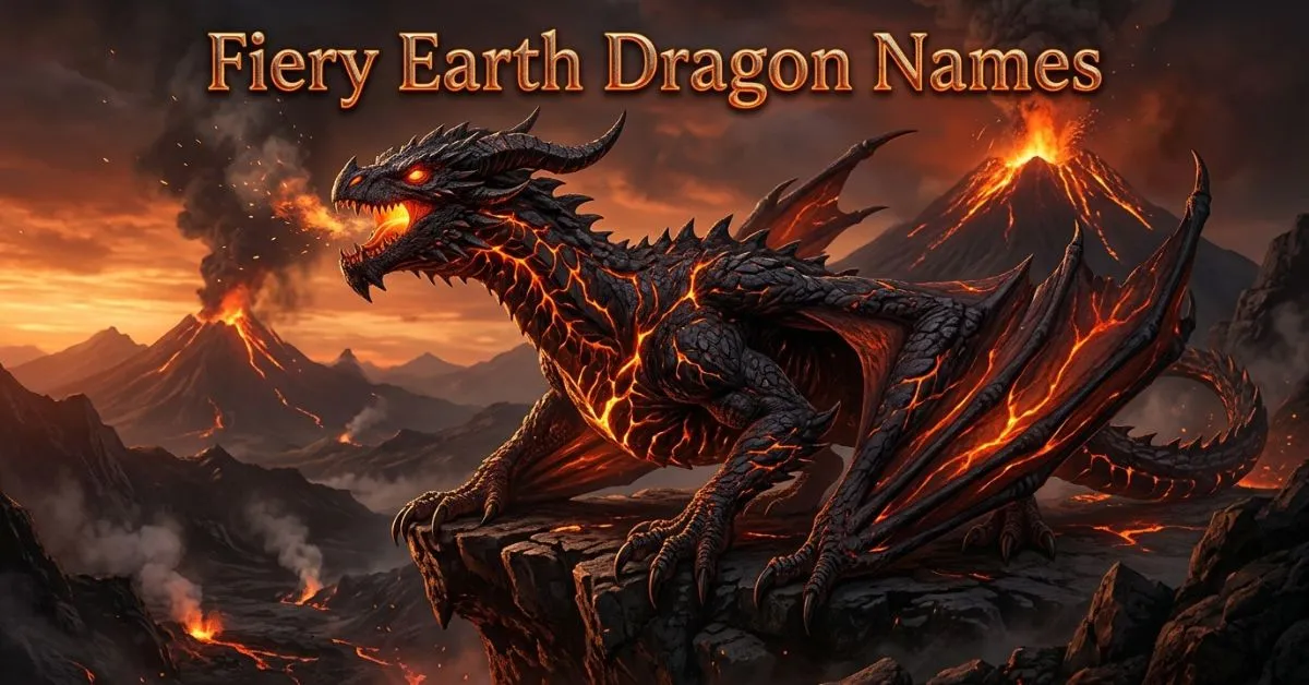Fiery Earth Dragon Names