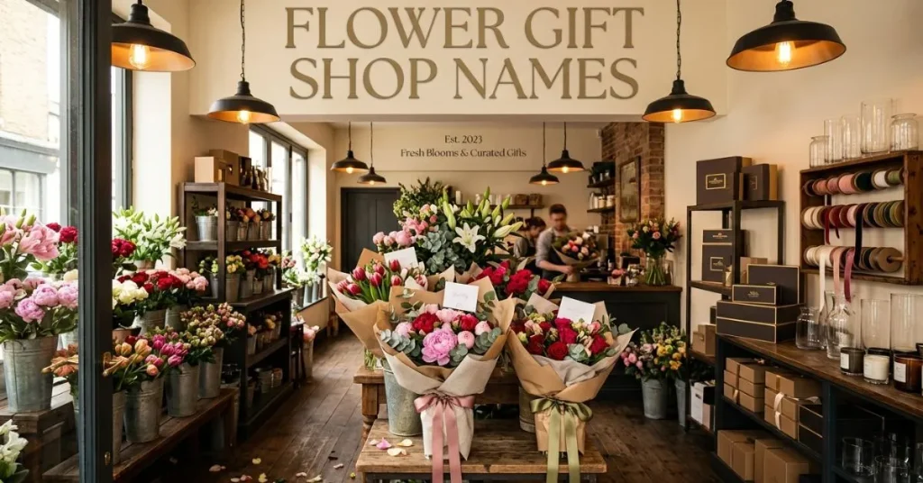 Flower Gift Shop Names