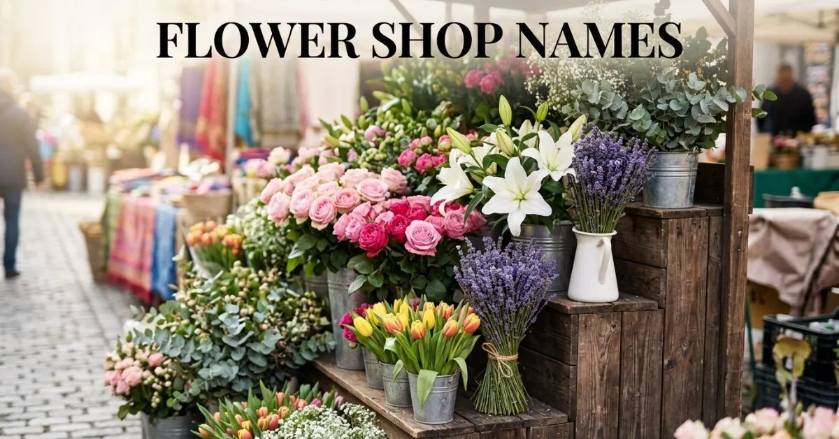 Flower Shop Names