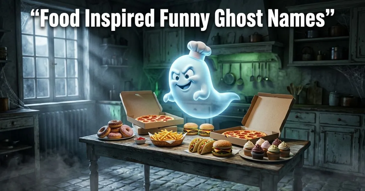 Food Inspired Funny Ghost Names