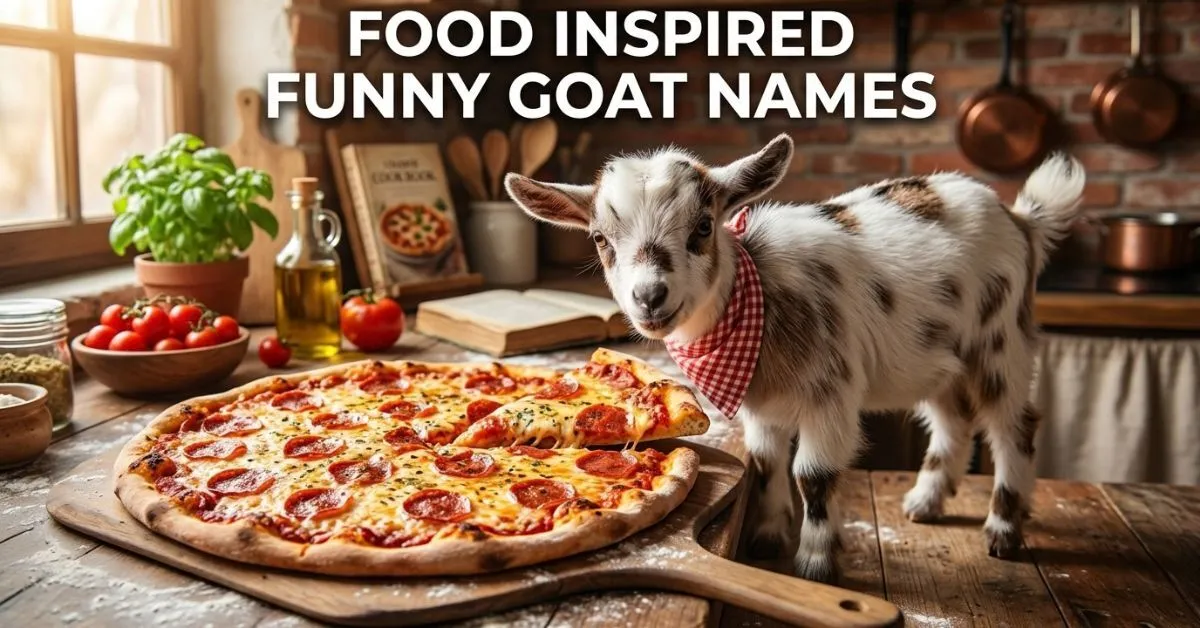 Food Inspired Funny Goat Names