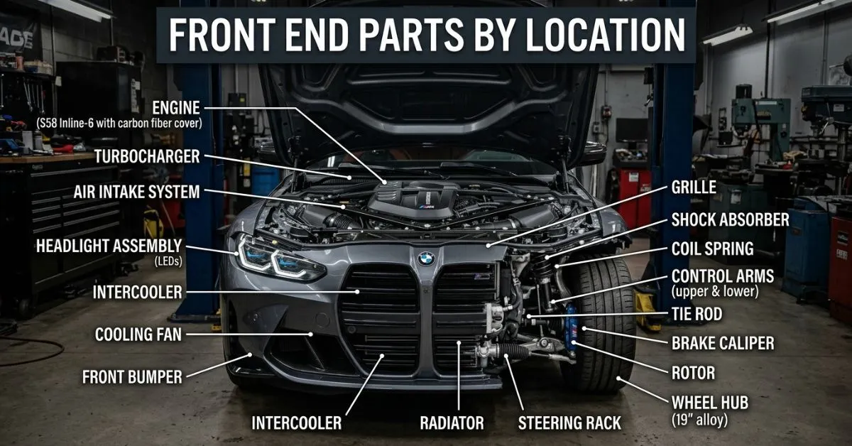 Front End Parts By Location
