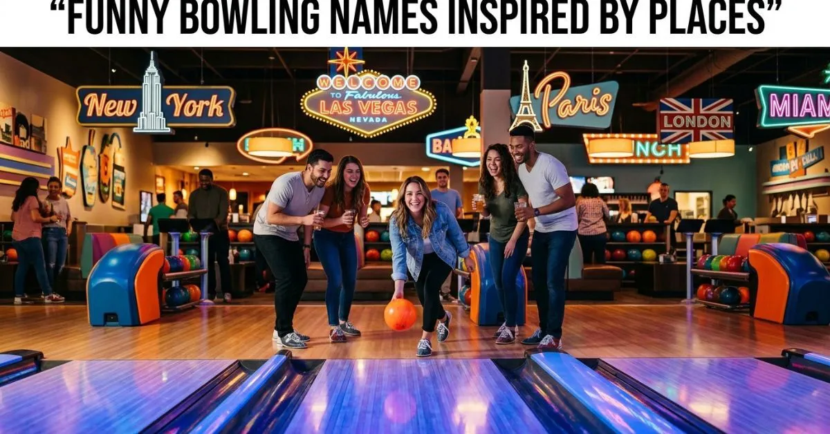 Funny Bowling Names Inspired By Places