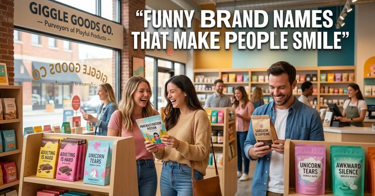 Funny Brand Names That Make People Smile