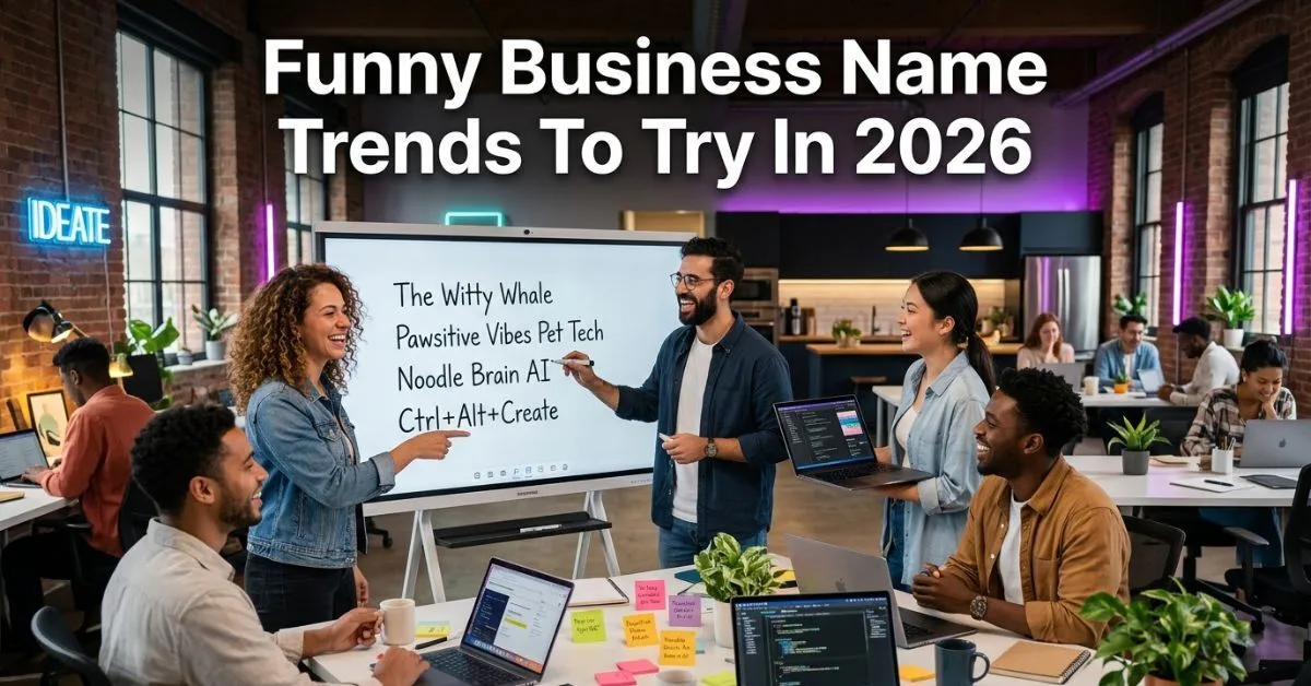  Funny Business Name Trends To Try In 2026