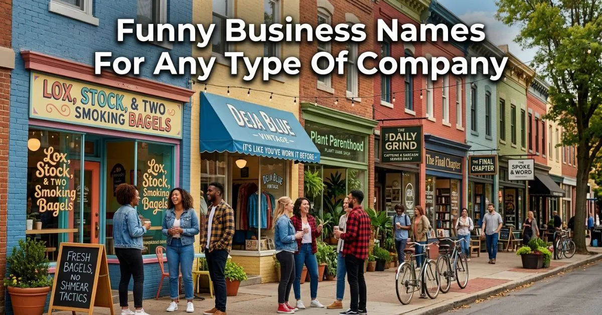  Funny Business Names For Any Type Of Company