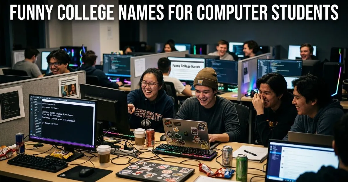 Funny College Names For Computer Students