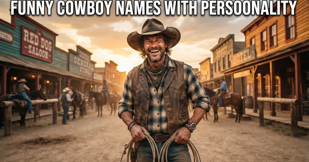  Funny Cowboy Names With Personality