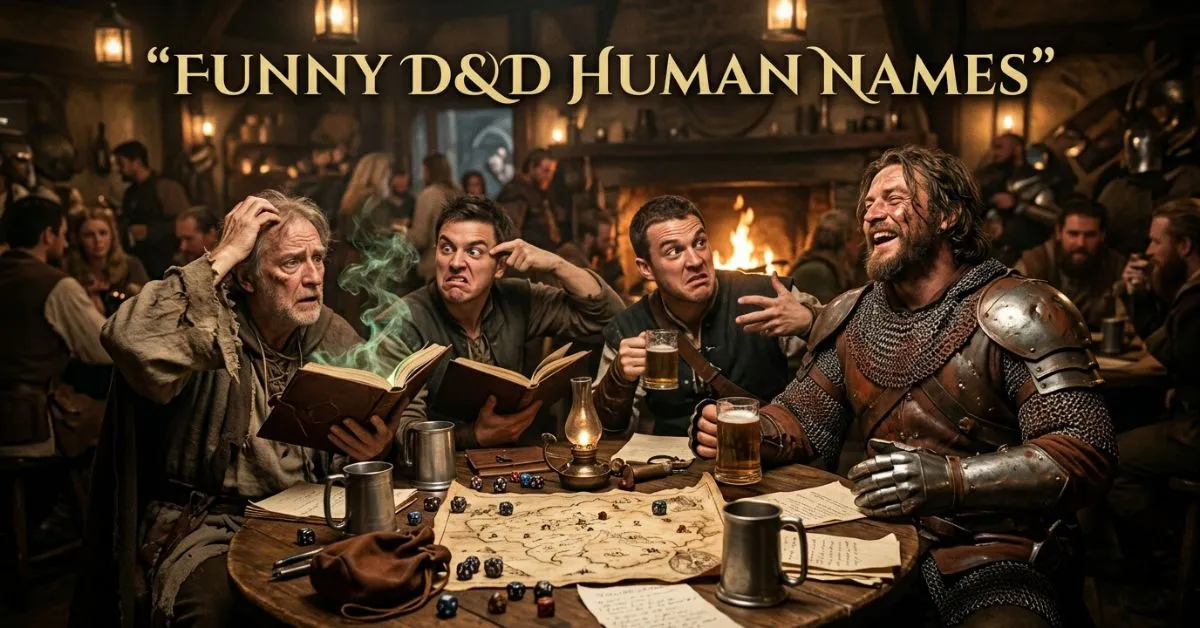 Funny D&D Human Names