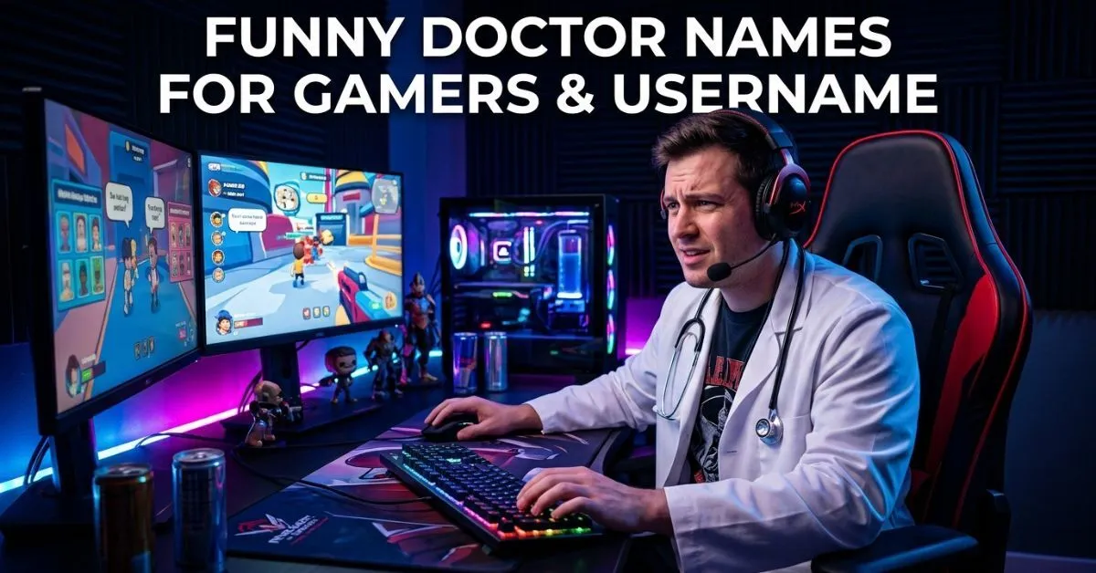 Funny Doctor Names For Gamers & Usernames