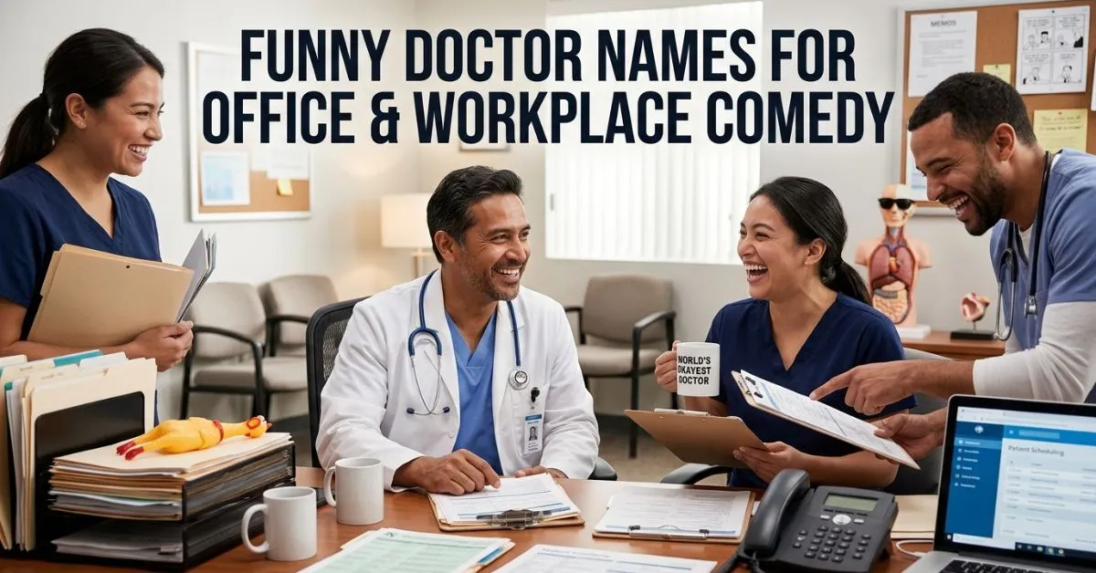 Funny Doctor Names For Office & Workplace Comedy