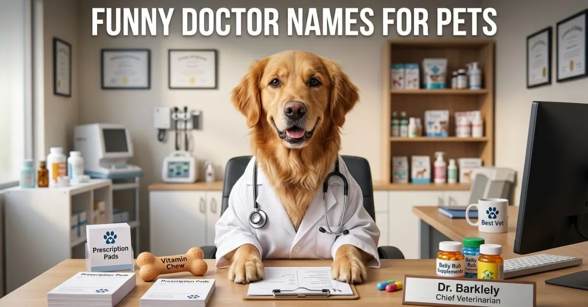 Funny Doctor Names For Pets