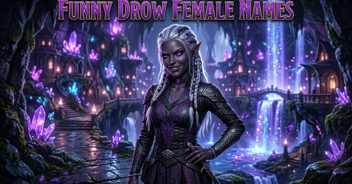 Funny Drow Female Names