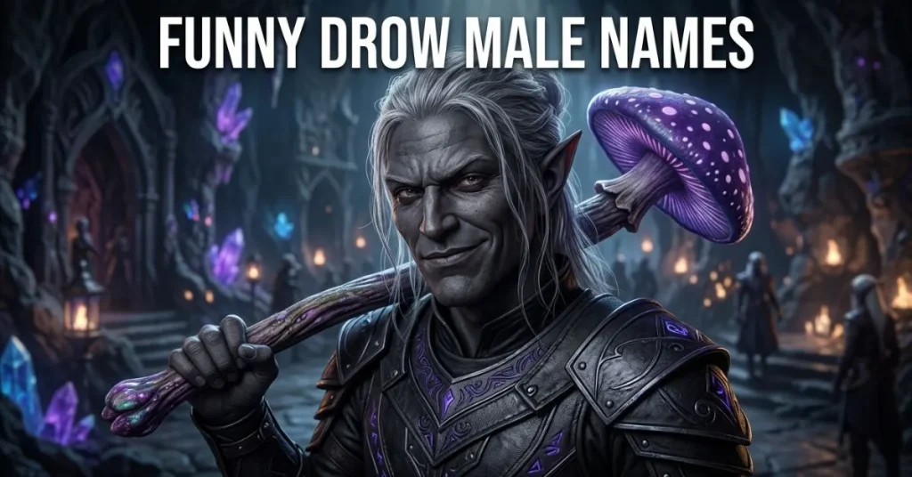 Funny Drow Male Names