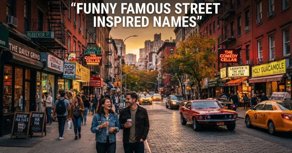 Funny Famous Street Inspired Names