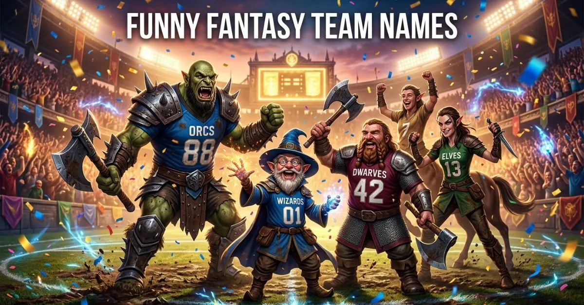 Funny Fantasy Team Names